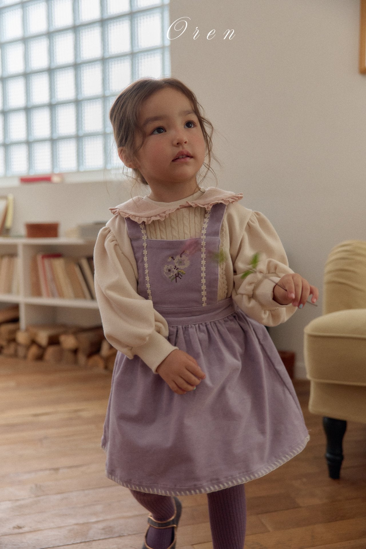 ［OREN］Riley embroidery one-piece