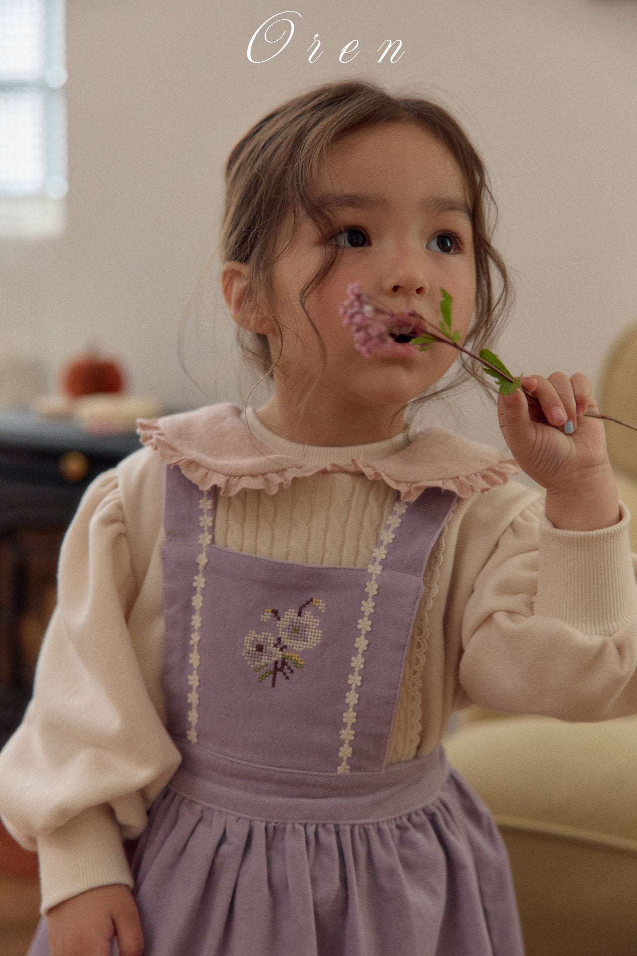 ［OREN］Riley embroidery one-piece