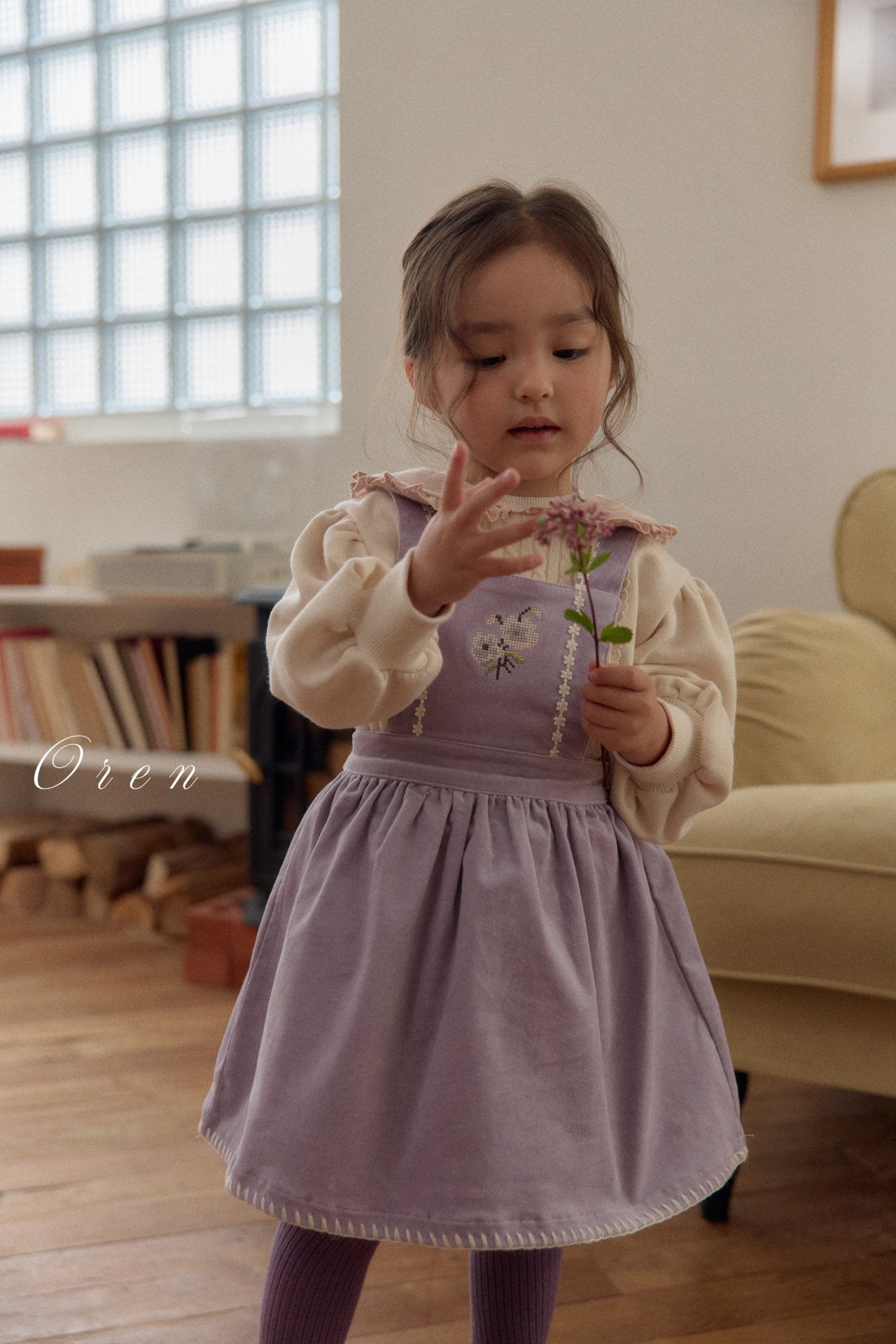 ［OREN］Riley embroidery one-piece