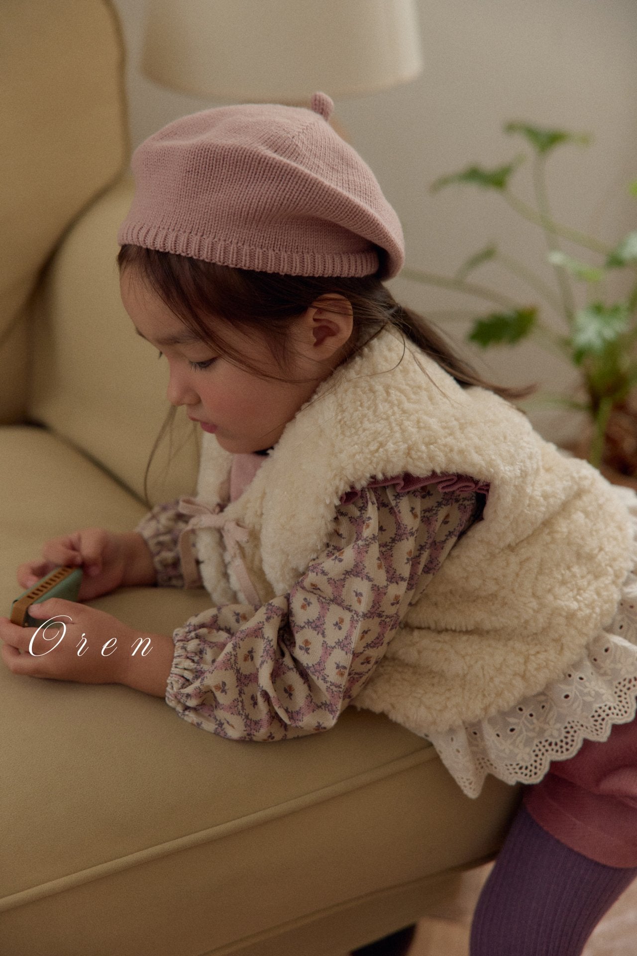 ［OREN］Bianca fur vest