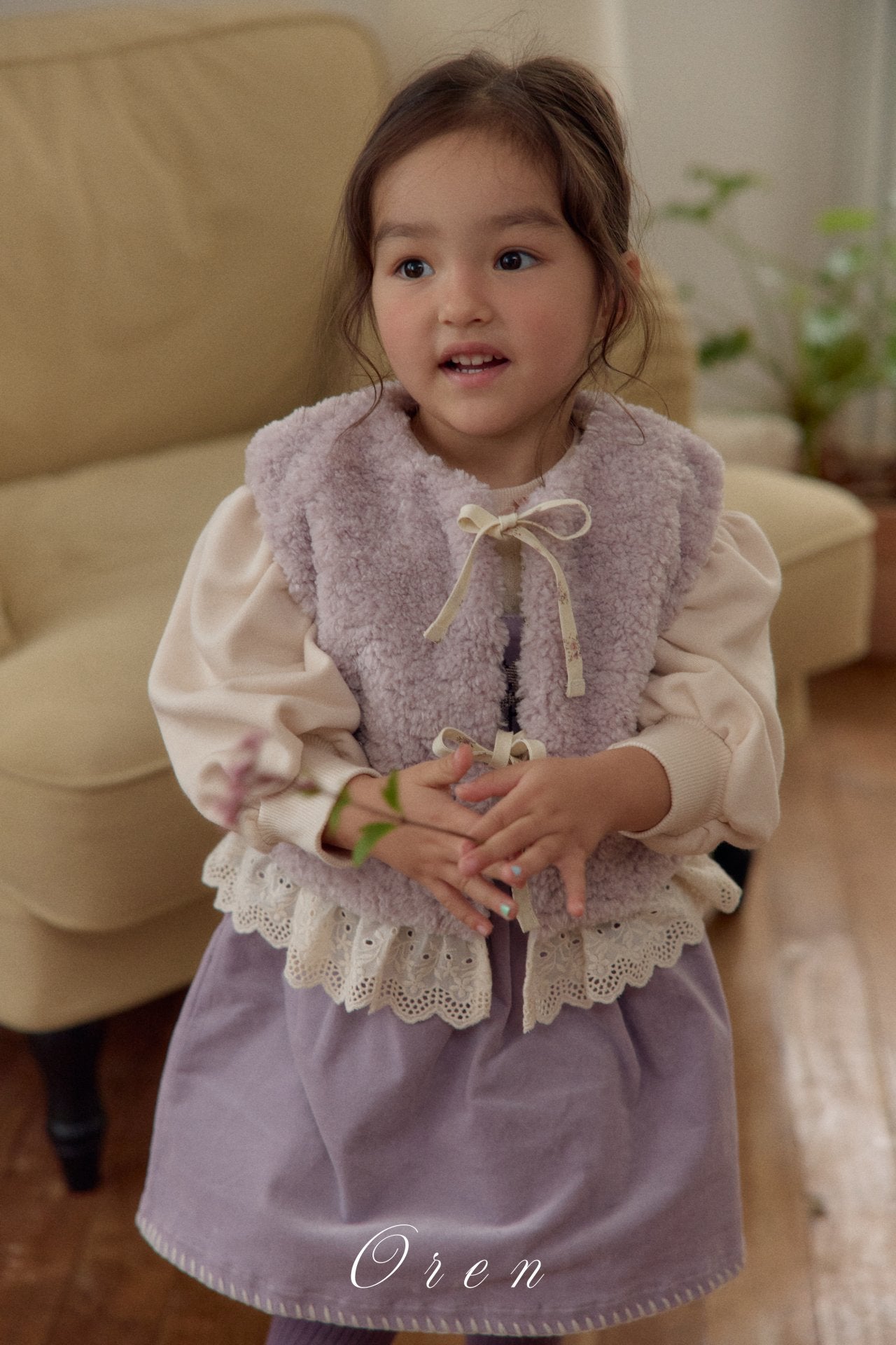 ［OREN］Bianca fur vest