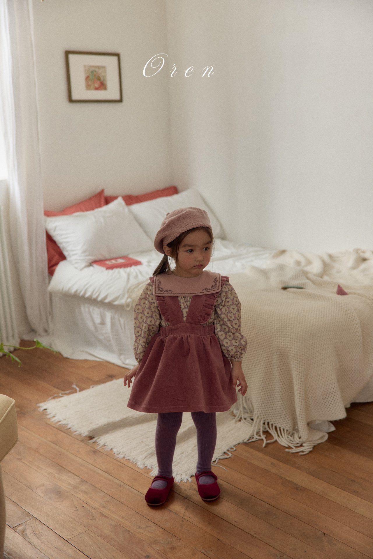 ［OREN］Nanette embroidery blouse