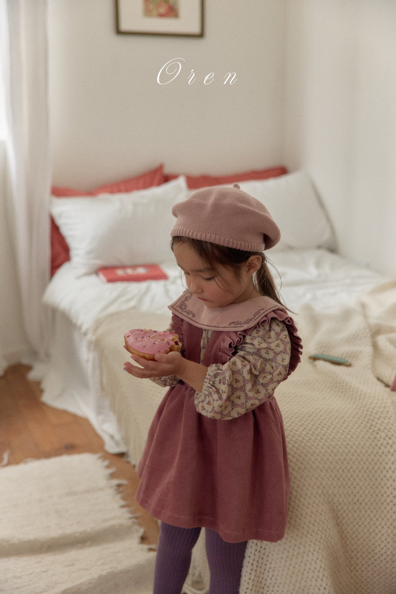 ［OREN］Nanette embroidery blouse