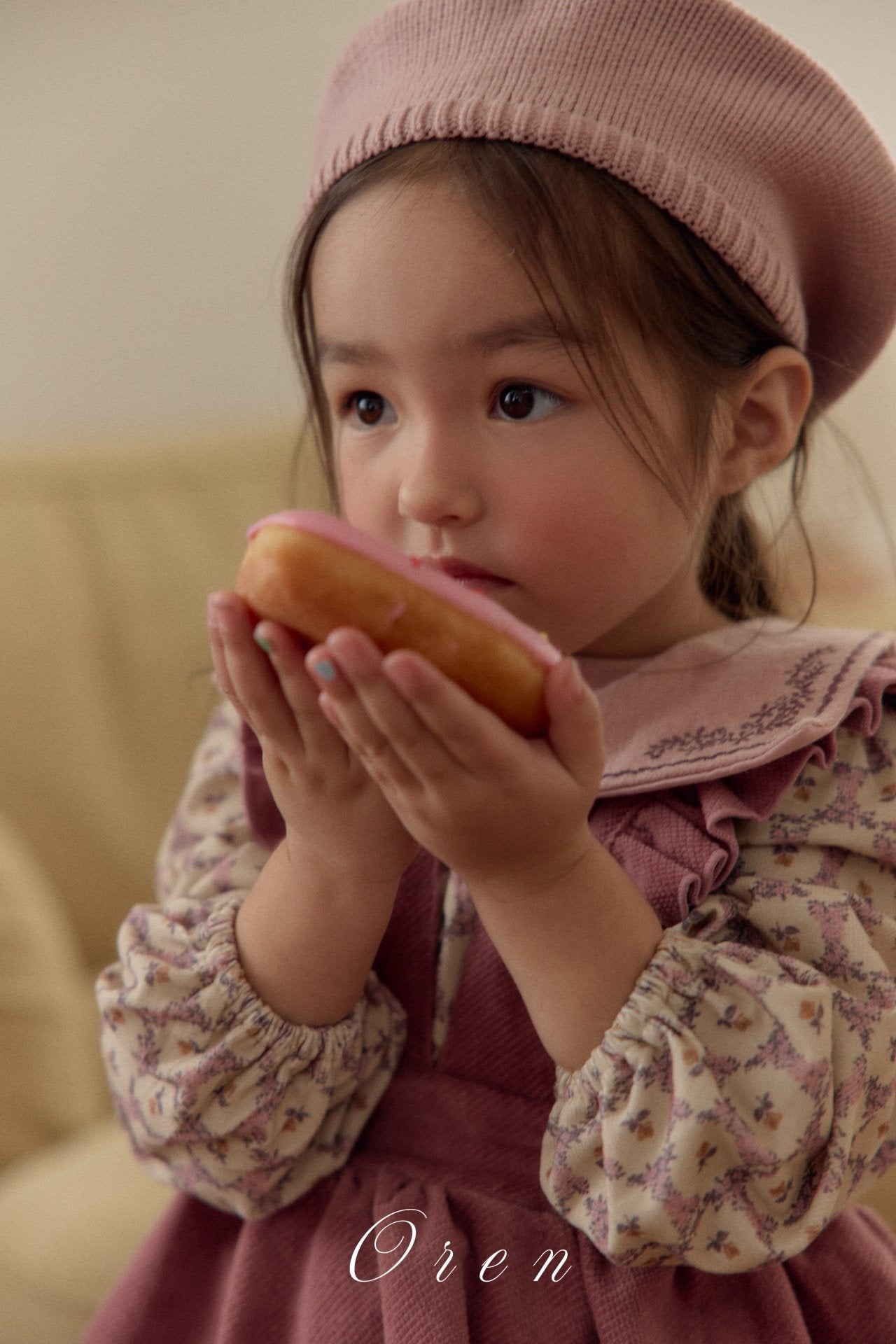 ［OREN］Nanette embroidery blouse