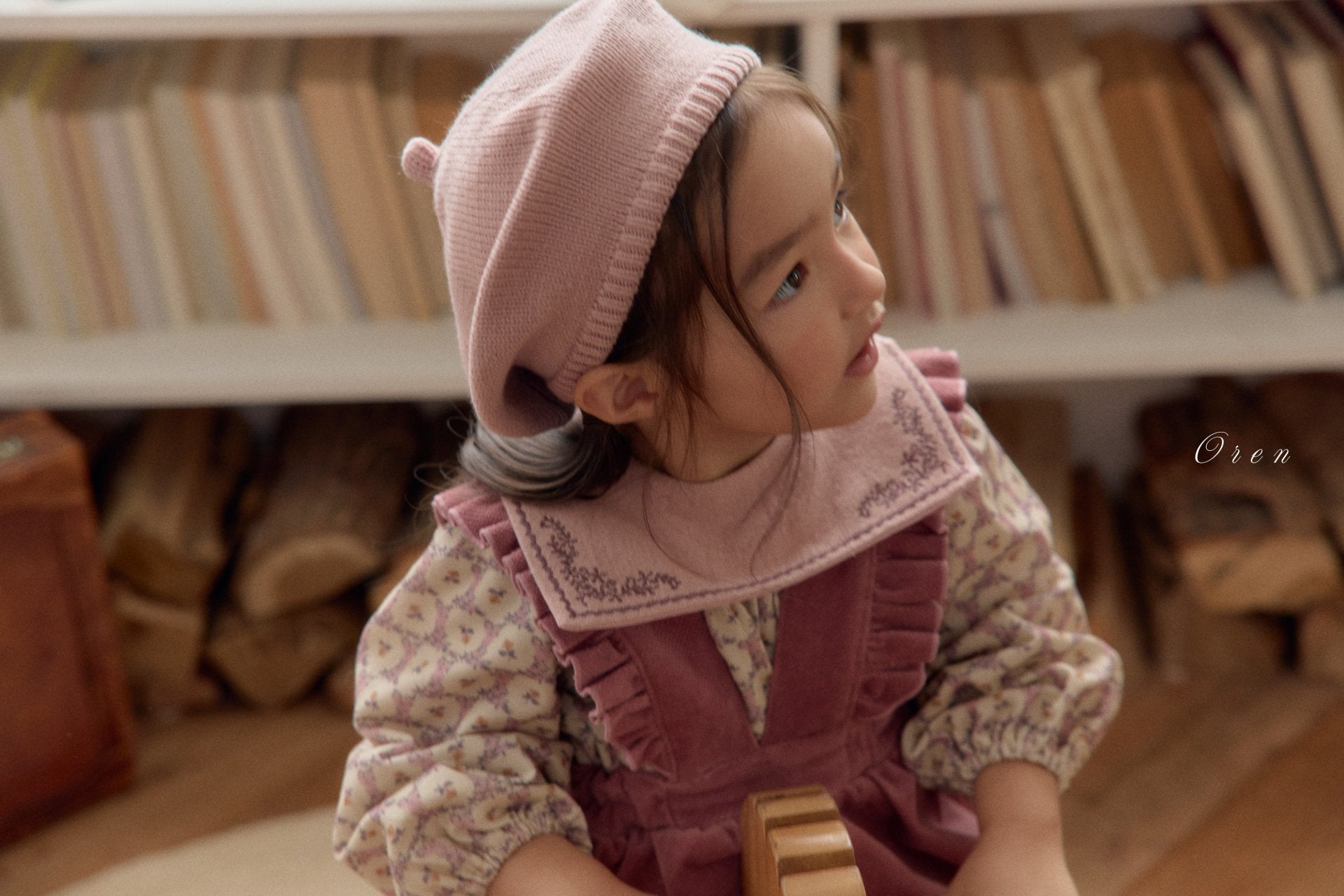 ［OREN］Nanette embroidery blouse