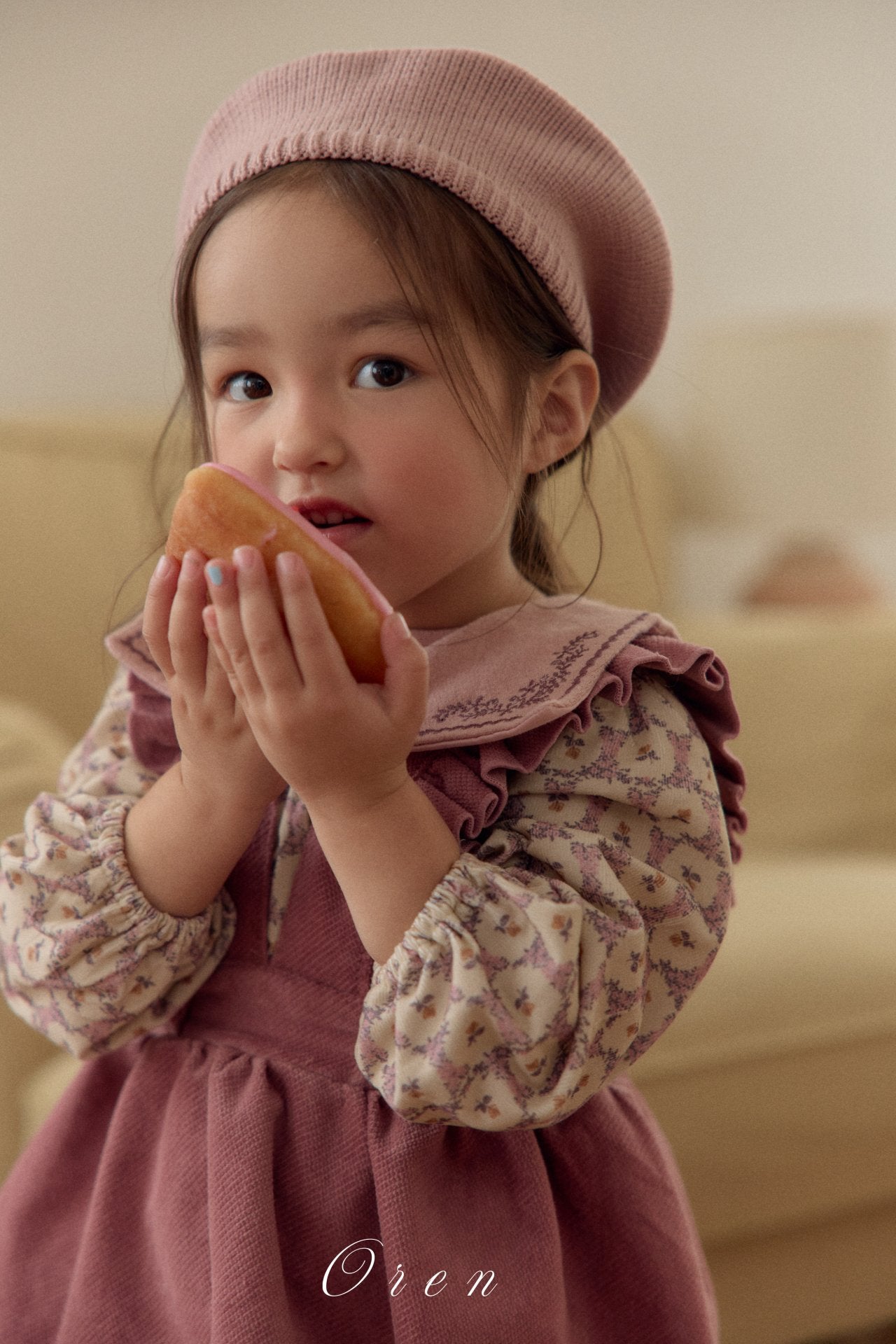 ［OREN］Nanette embroidery blouse