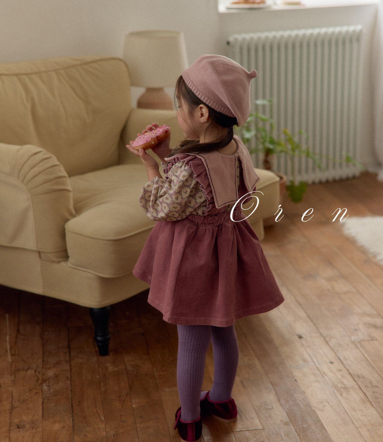 ［OREN］Nanette embroidery blouse