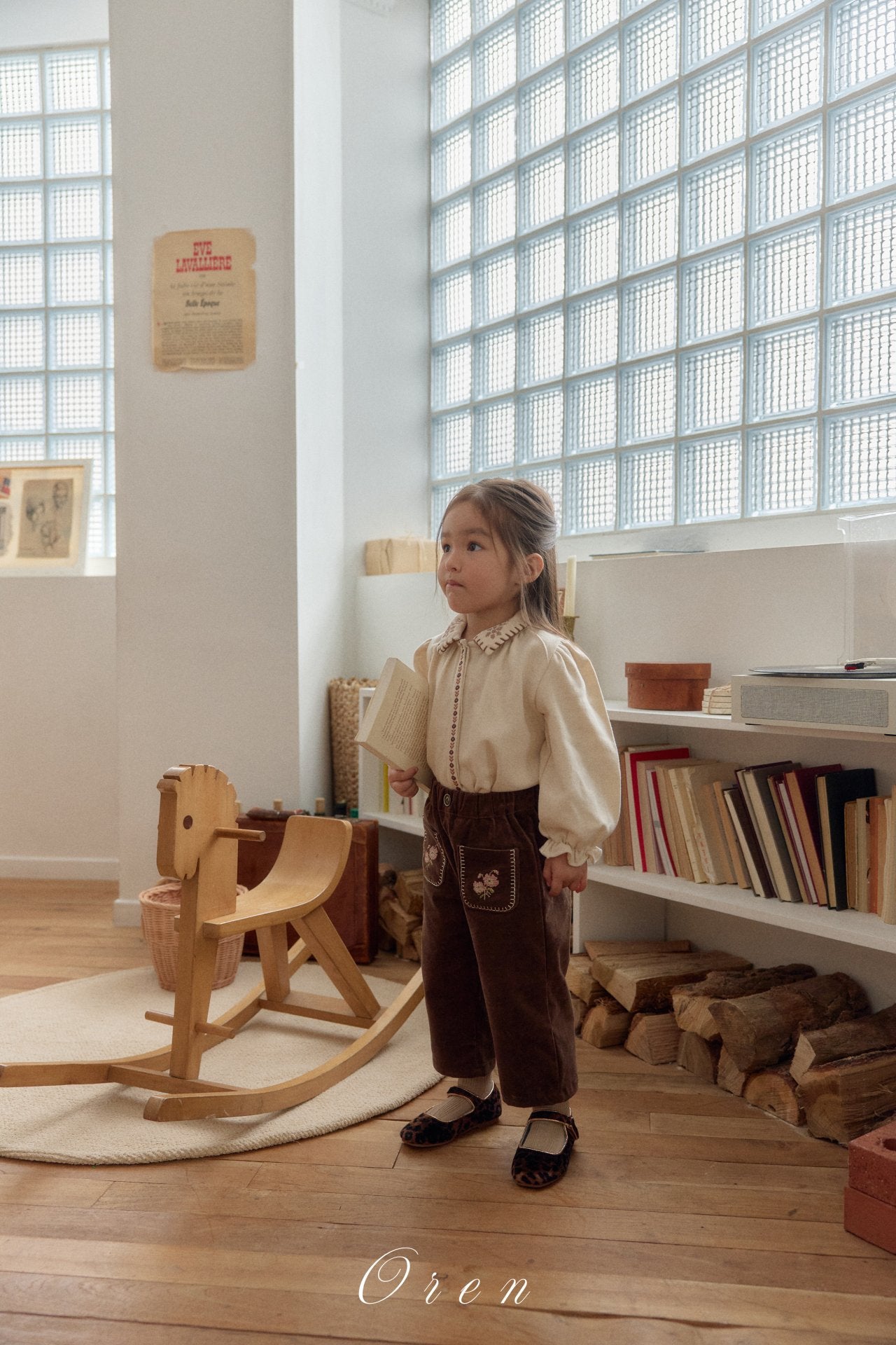 ［OREN］Assy mellow blouse