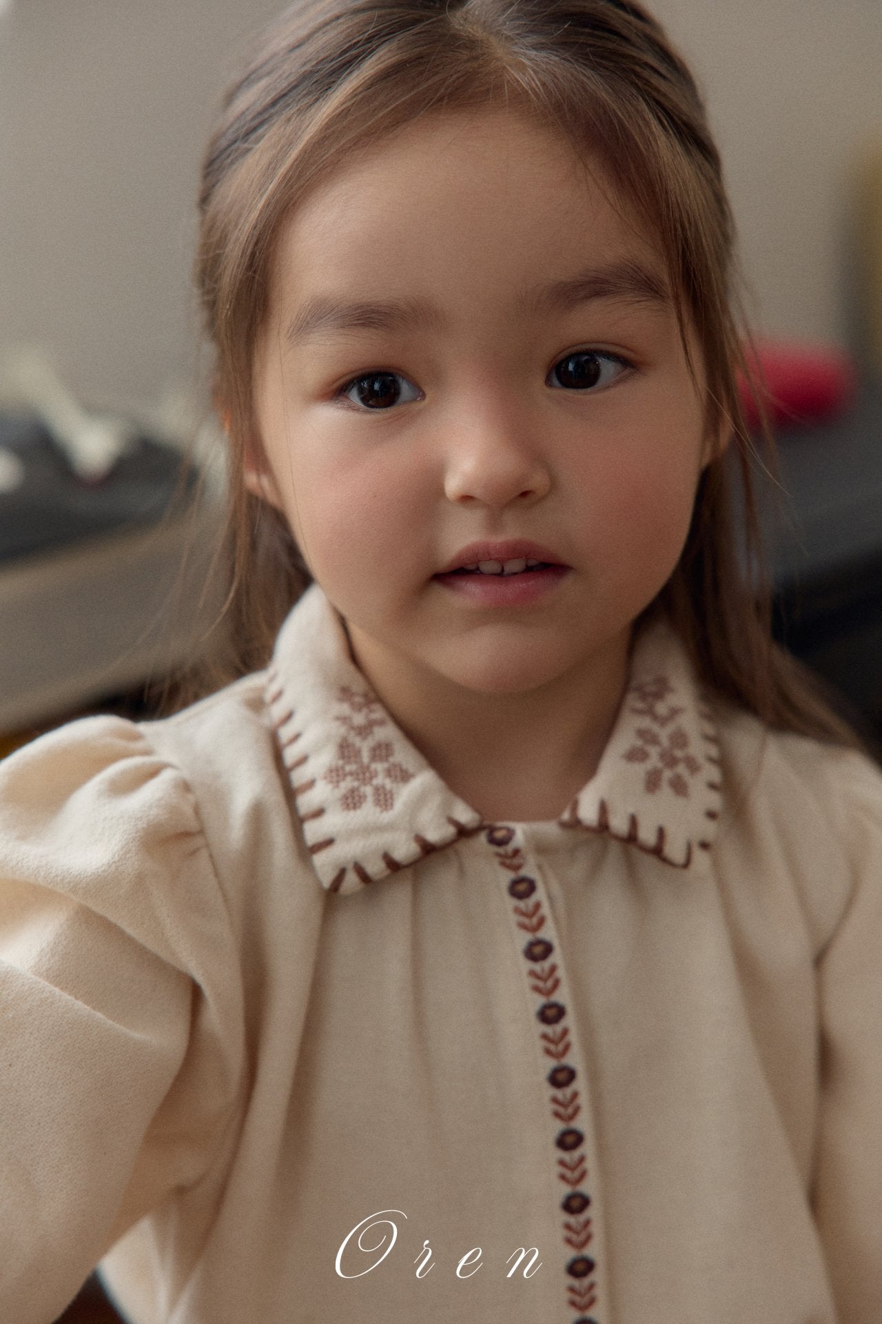 ［OREN］Assy mellow blouse