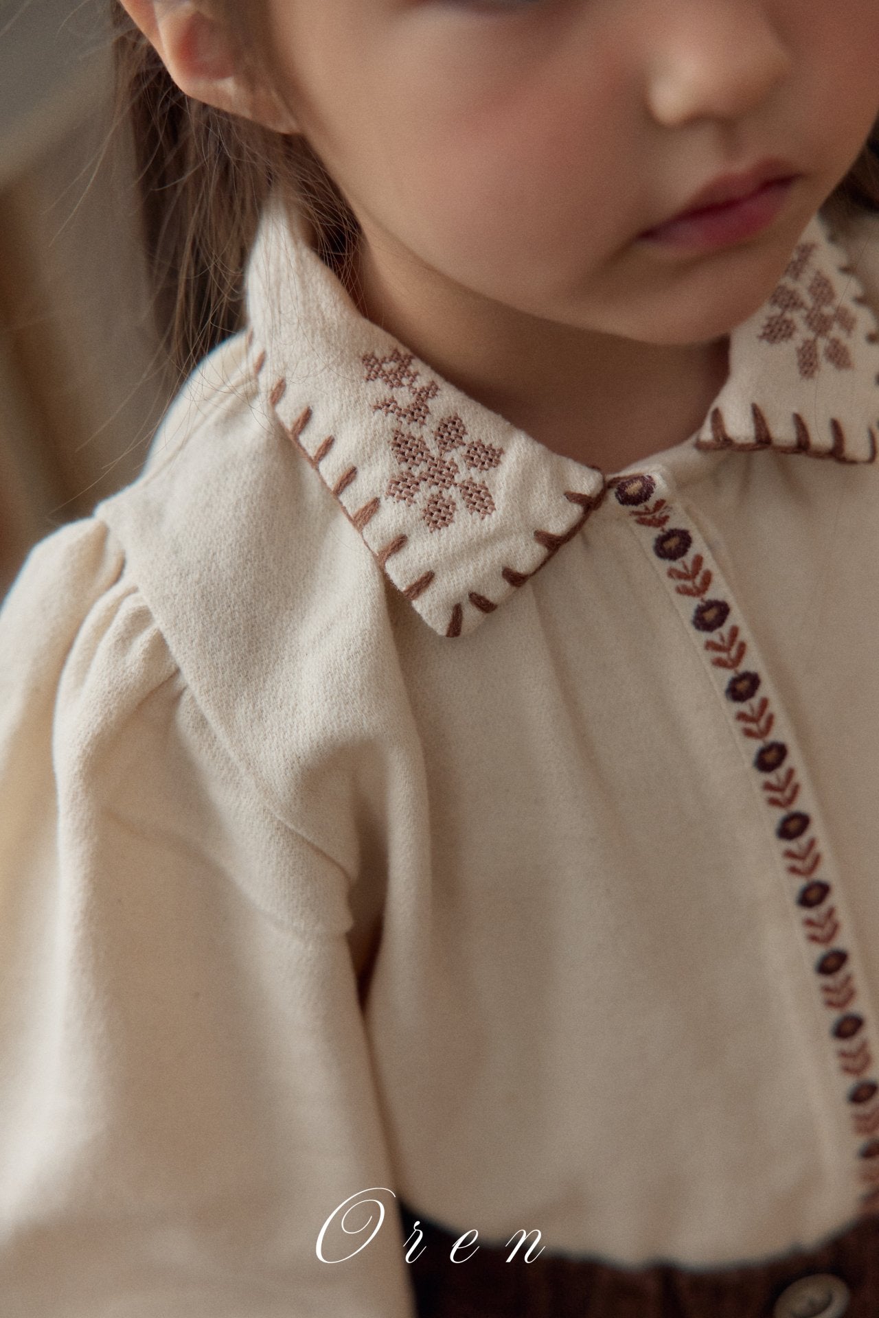 ［OREN］Assy mellow blouse