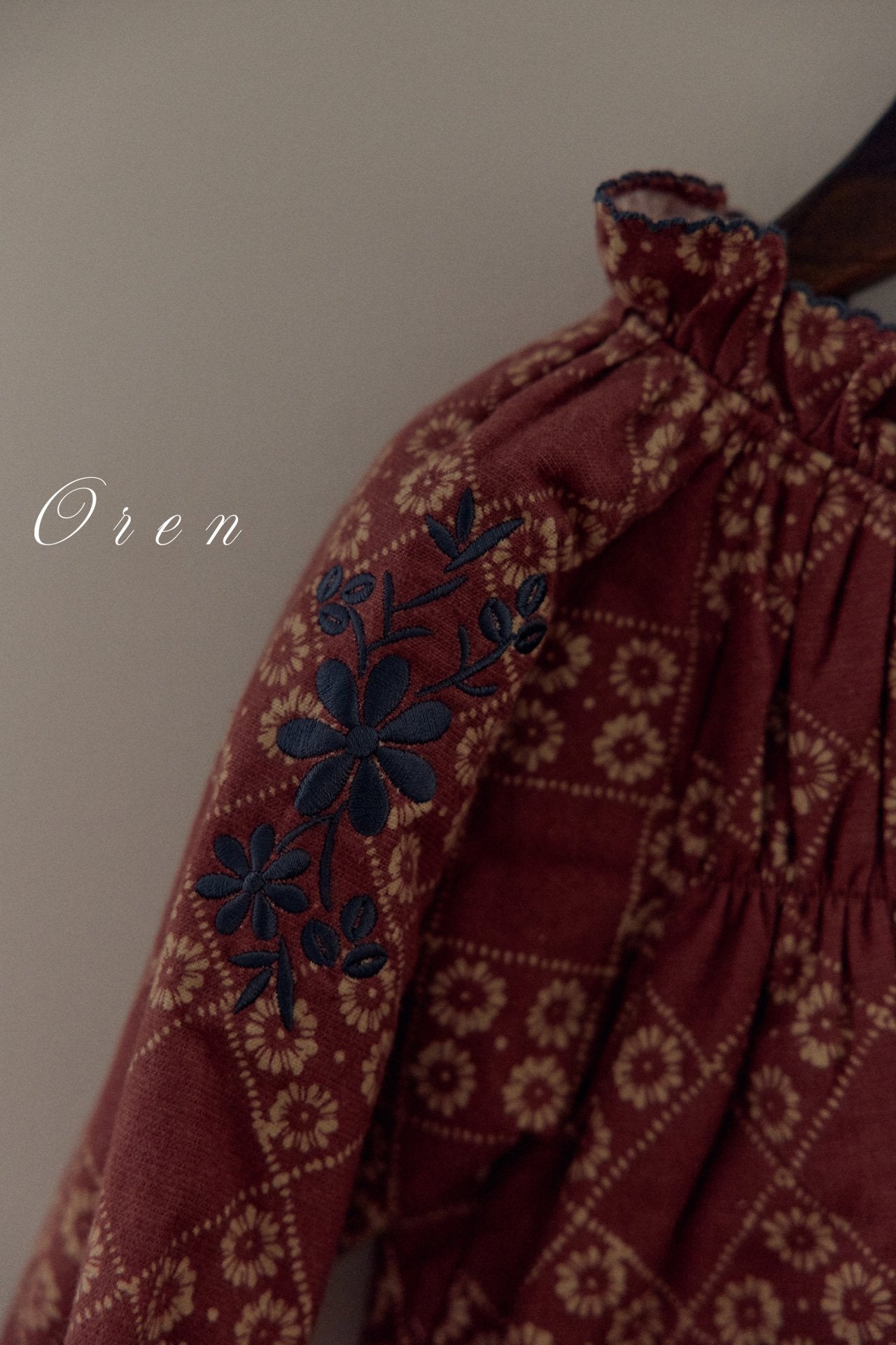 ［OREN］Daisy padding rompers (1oz)