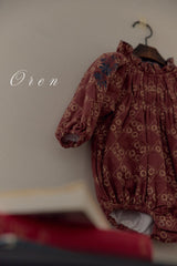［OREN］Daisy padding rompers (1oz)