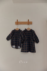 ［OREN］Daisy padding rompers (1oz)