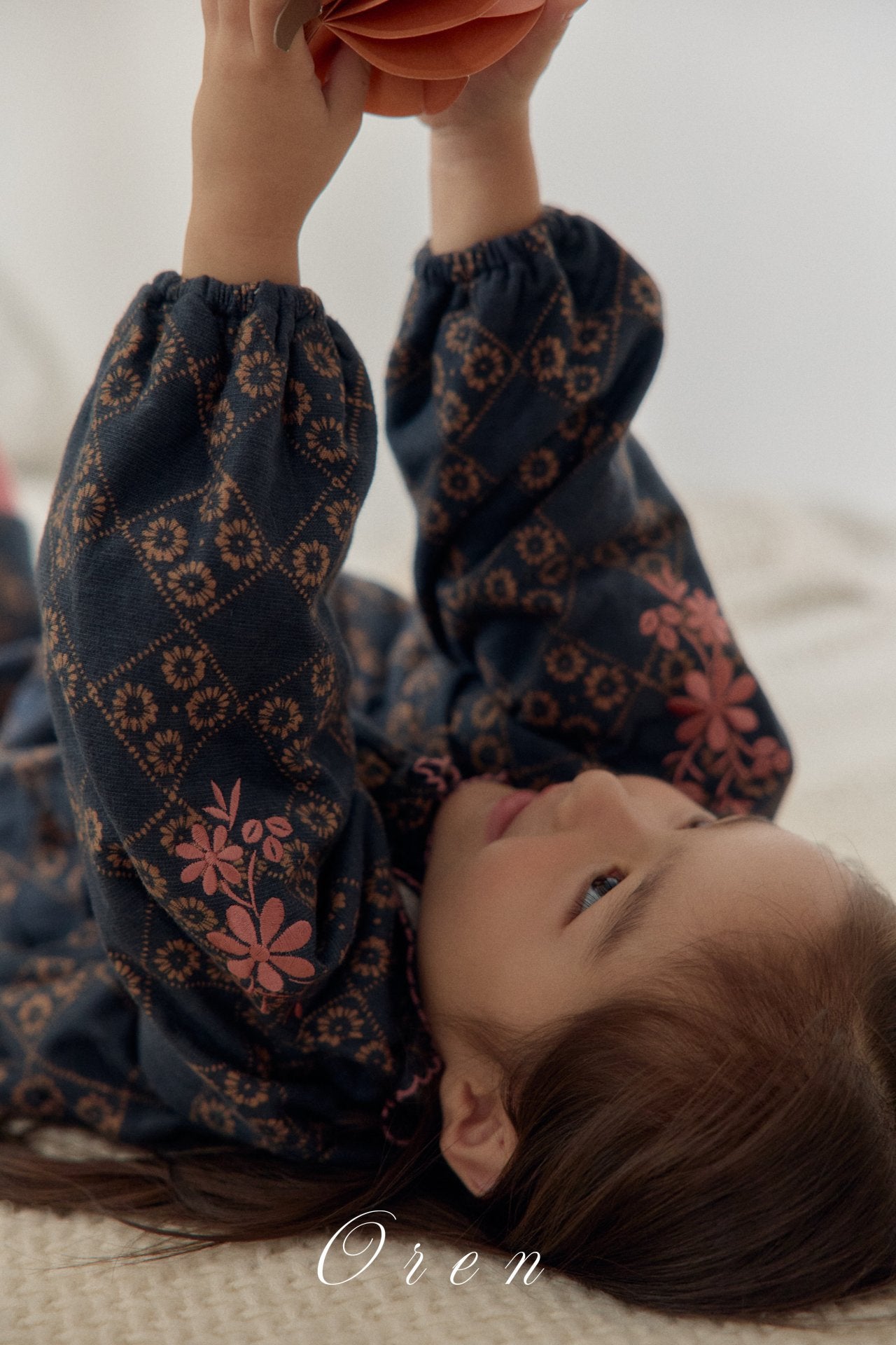 ［OREN］Daisy padding rompers (1oz)