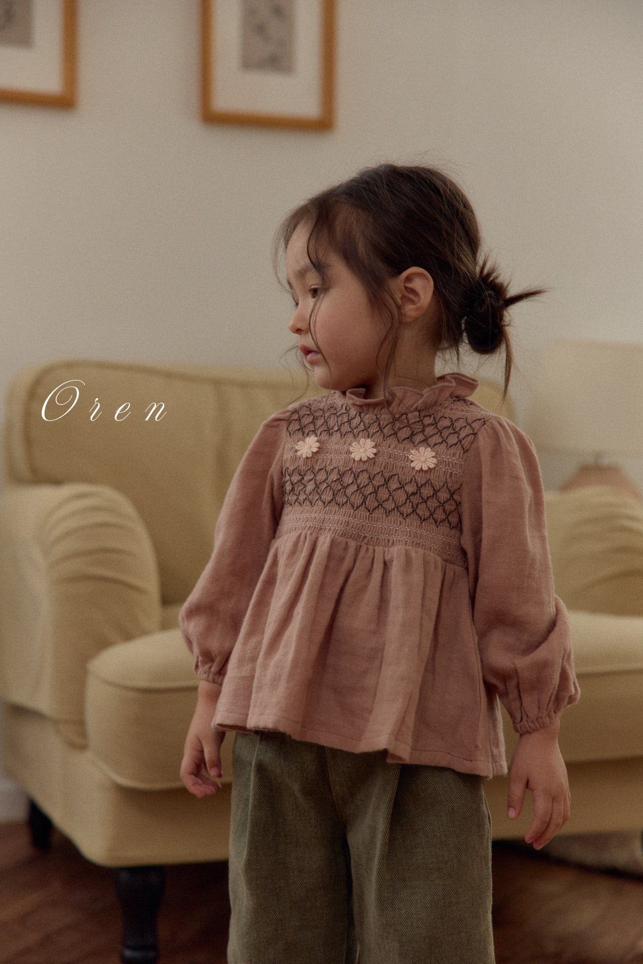 ［OREN］Rowan smock blouse