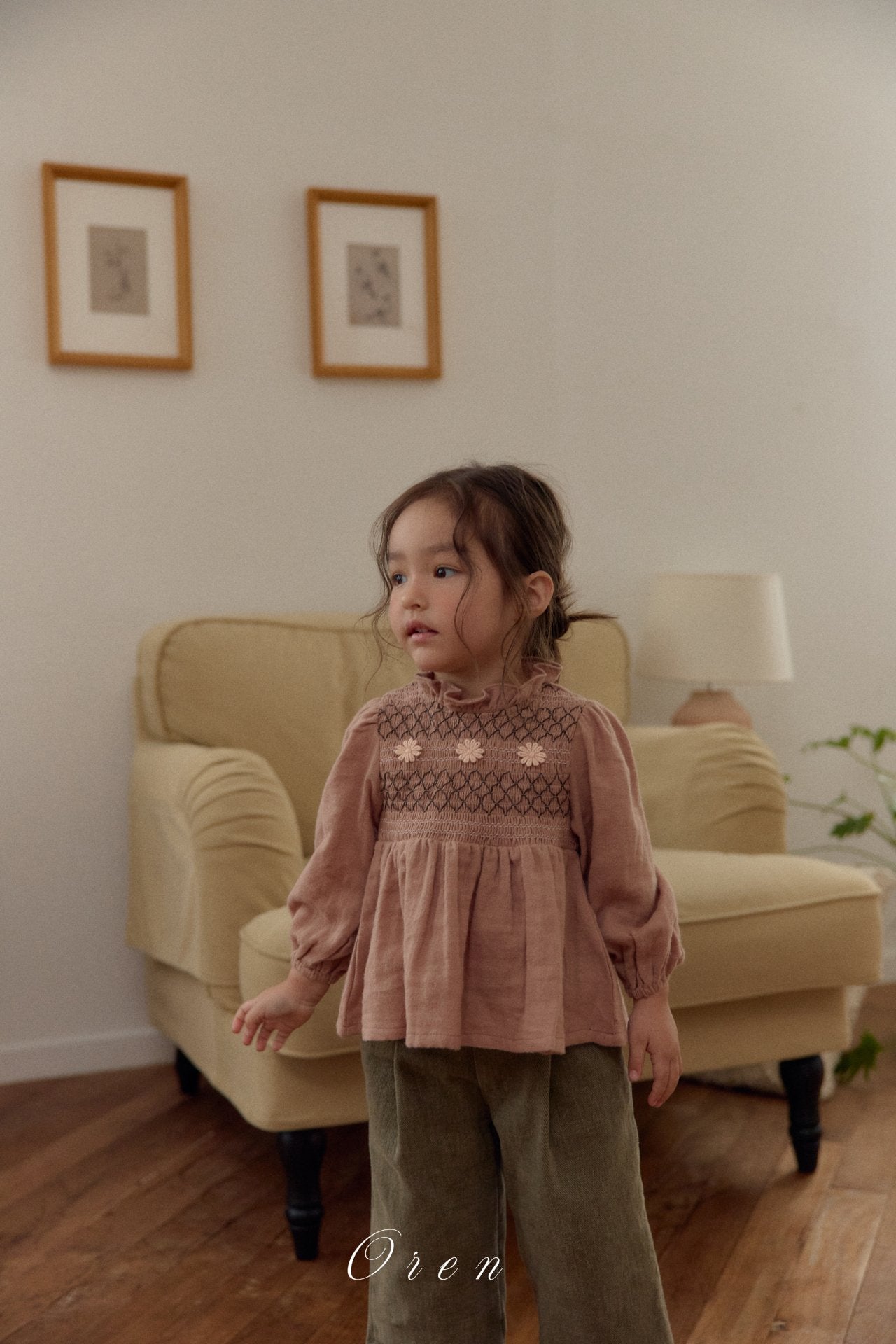 ［OREN］Rowan smock blouse