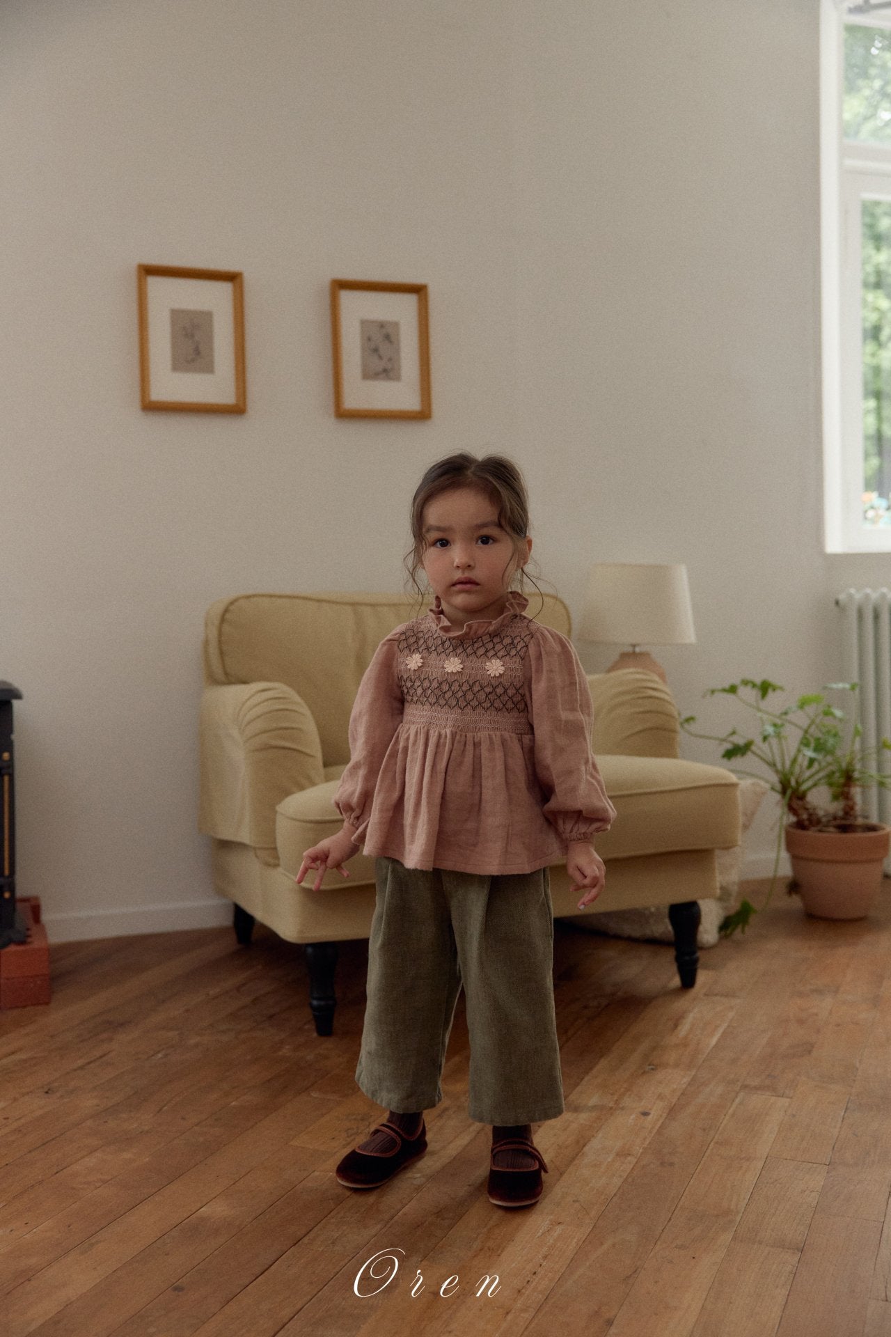 ［OREN］Rowan smock blouse