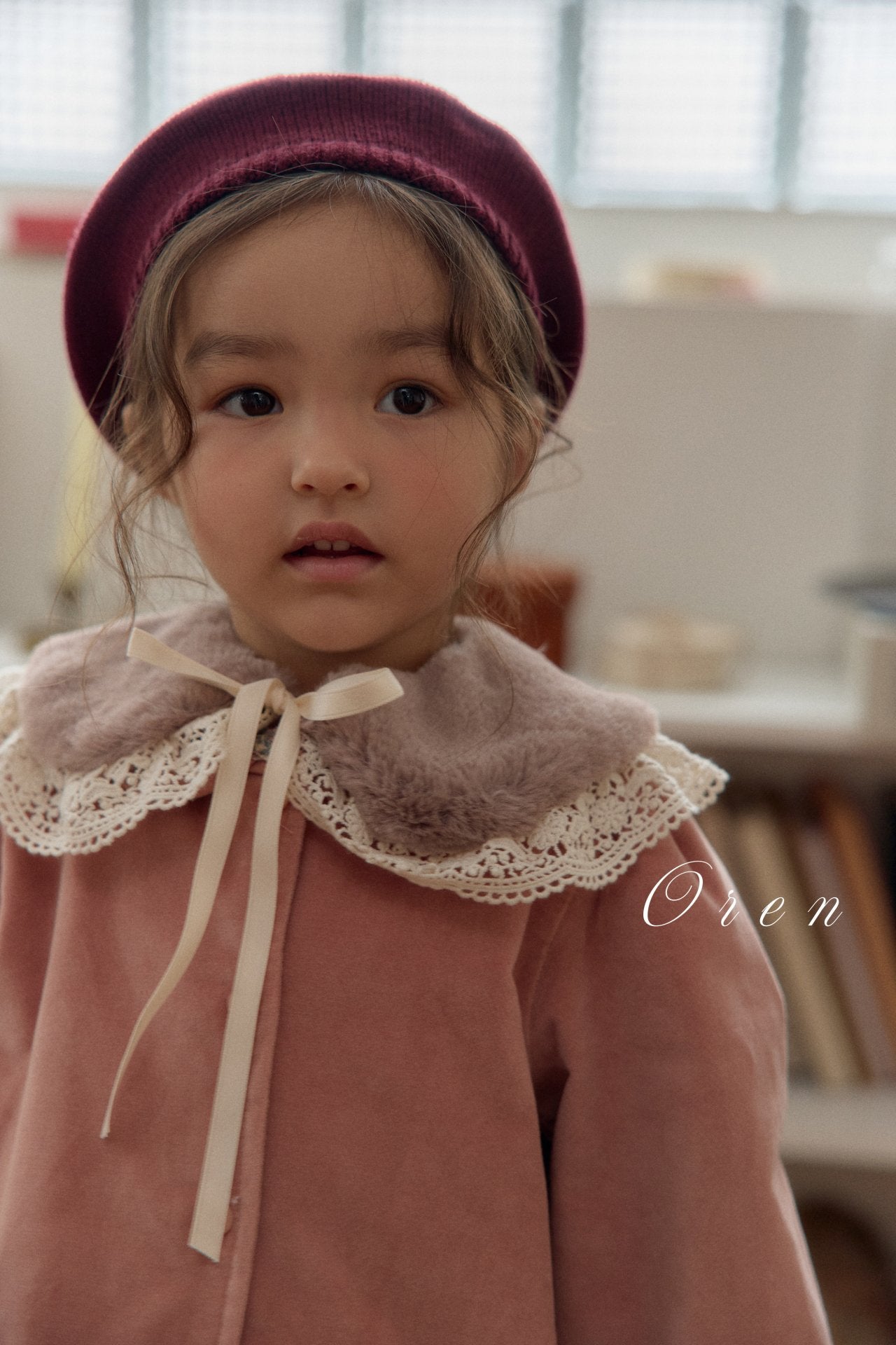 ［OREN］Rea velvet one-piece