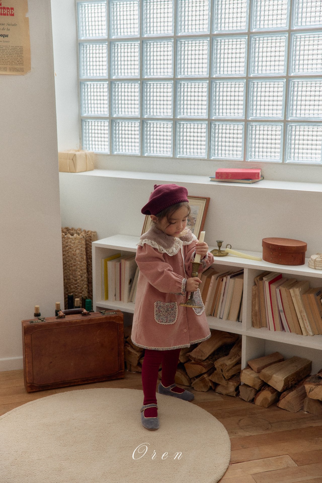 ［OREN］Rea velvet one-piece