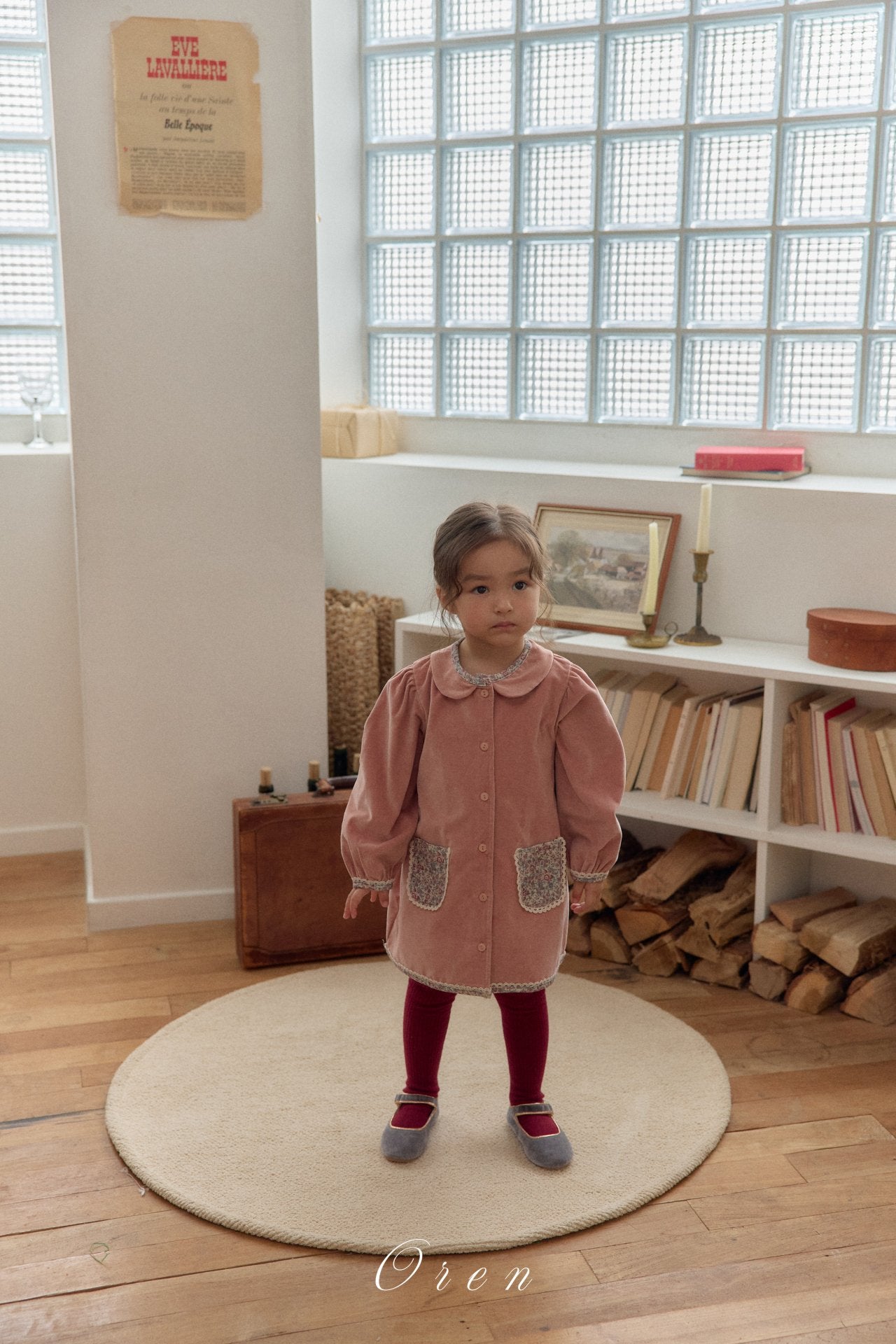 ［OREN］Rea velvet one-piece