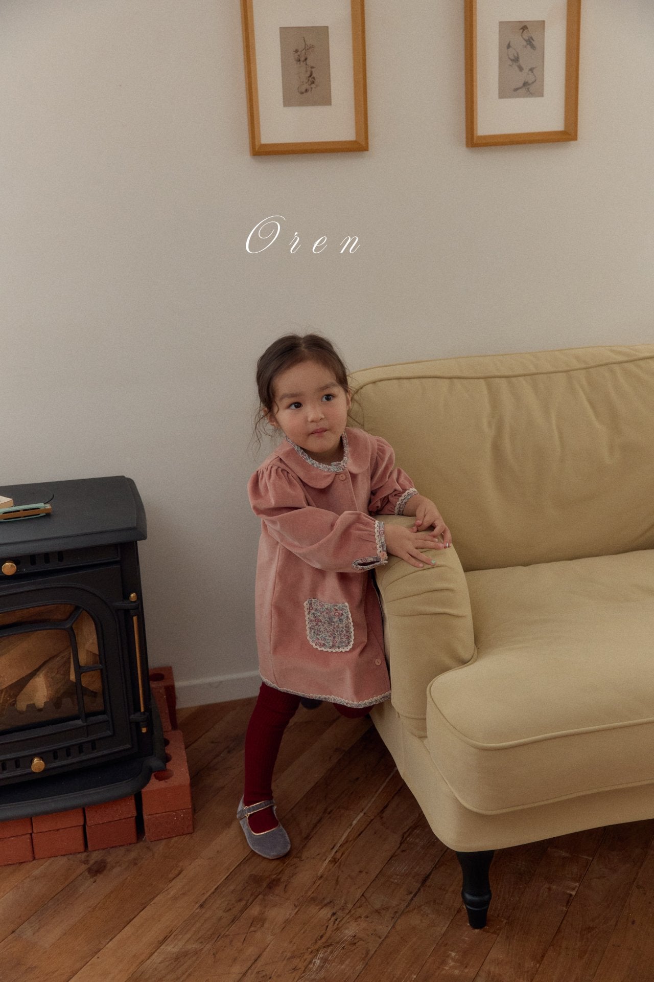 ［OREN］Rea velvet one-piece