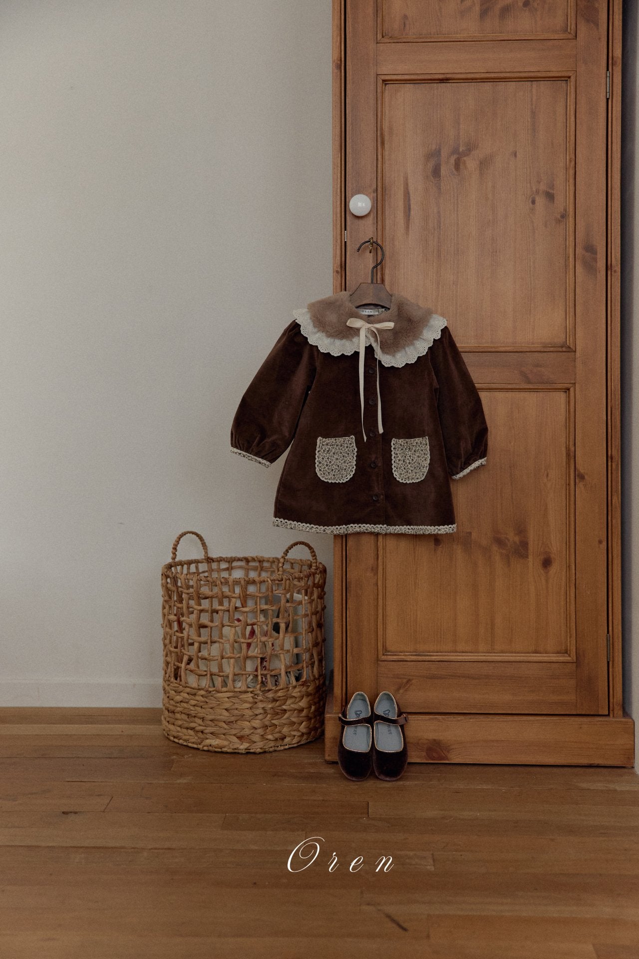 ［OREN］Rea velvet one-piece