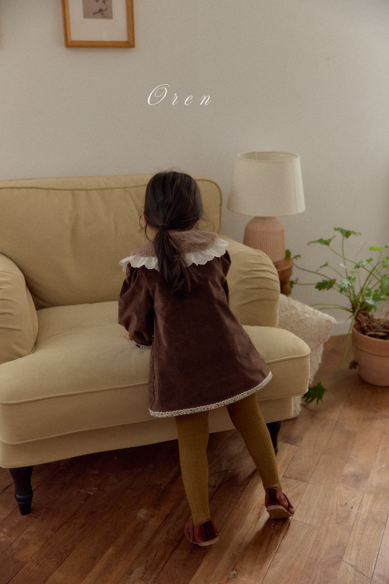 ［OREN］Rea velvet one-piece