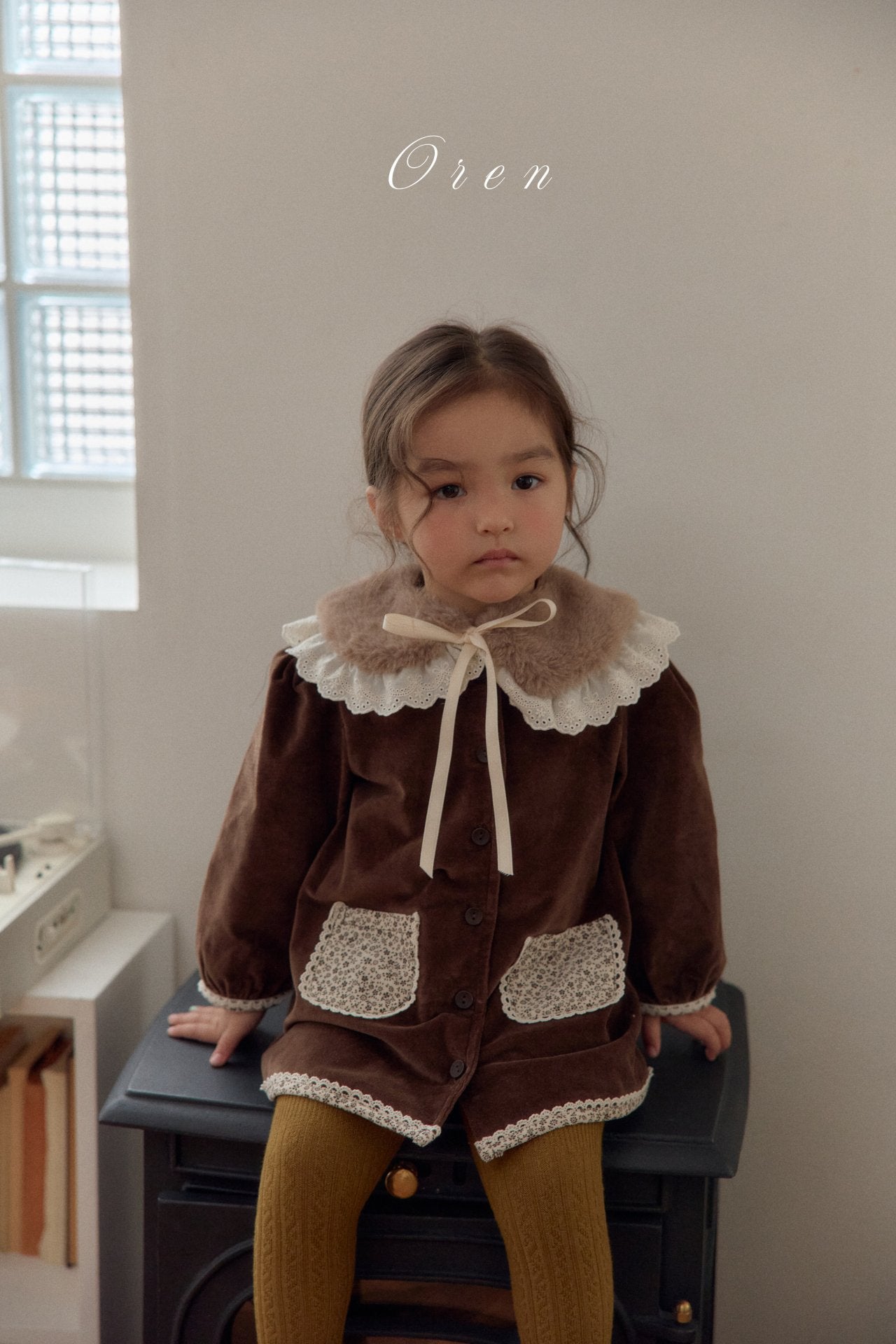 ［OREN］Rea velvet one-piece