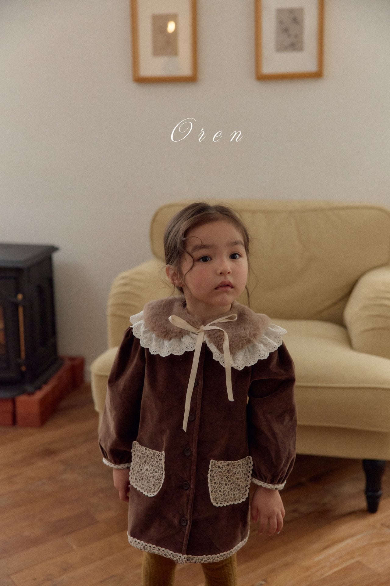 ［OREN］Rea velvet one-piece