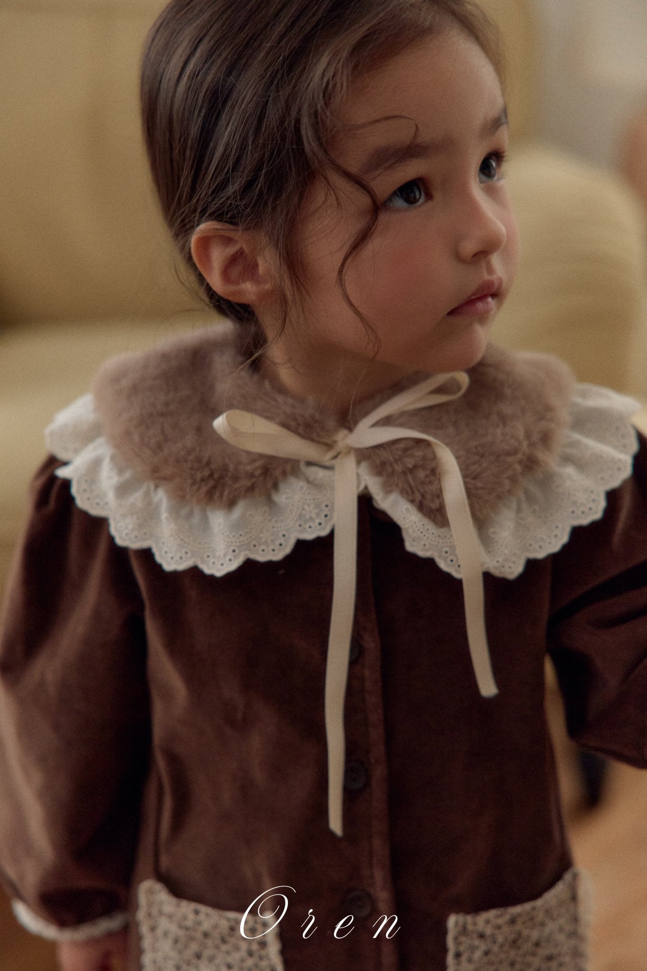 ［OREN］Rea velvet one-piece