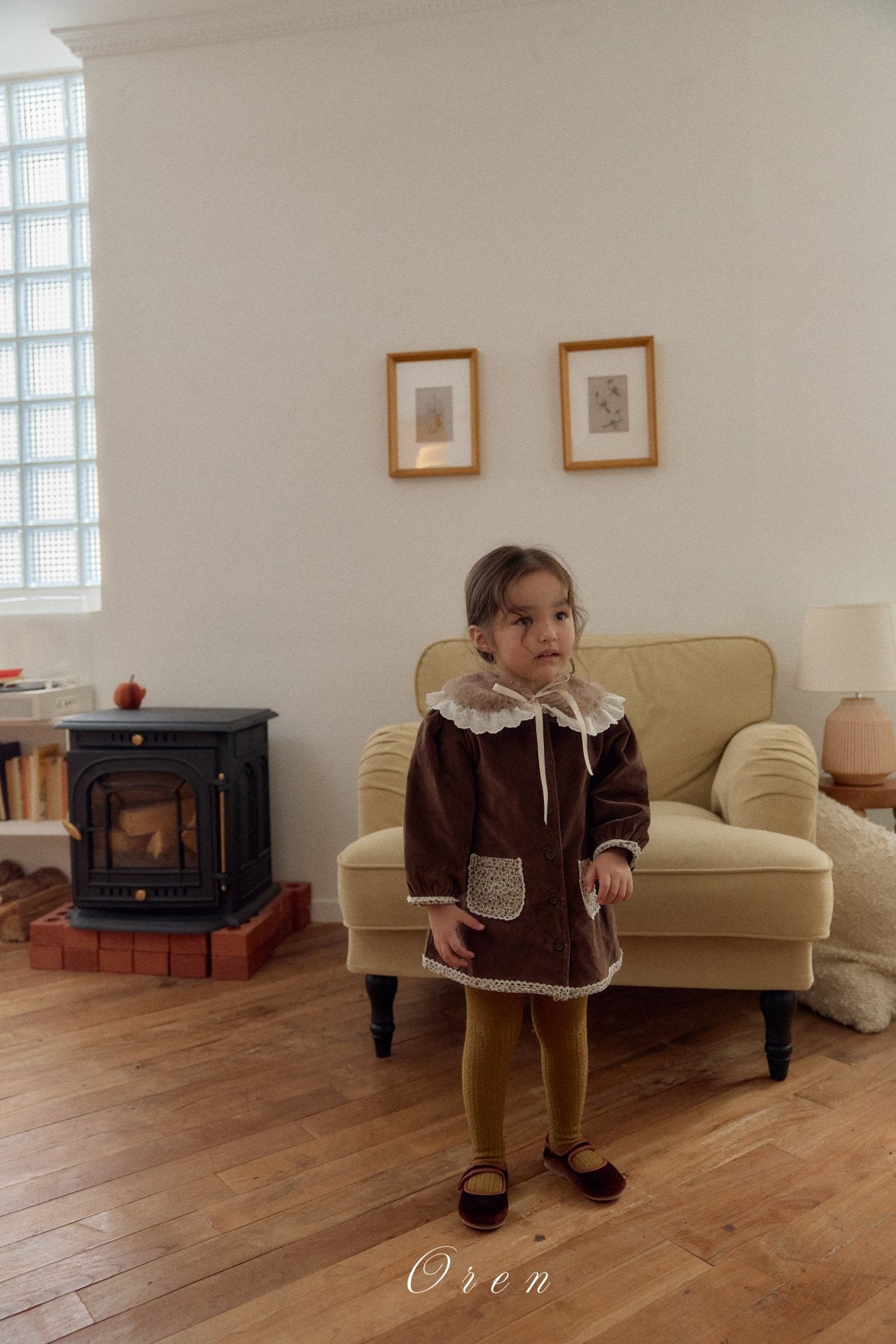 ［OREN］Rea velvet one-piece