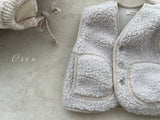 ［OREN］Bear fleece vest