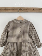 ［OREN］Brioche check one-piece