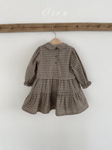 ［OREN］Brioche check one-piece