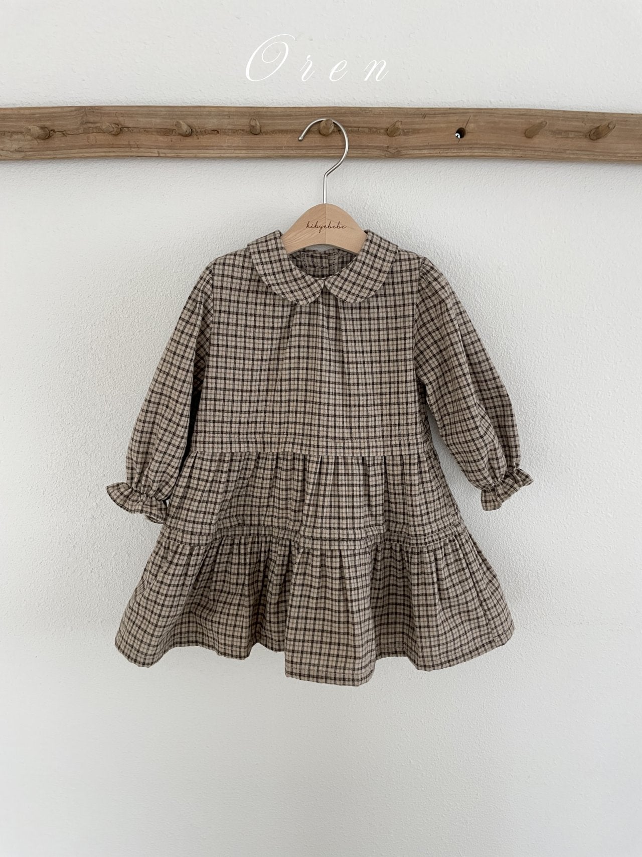 ［OREN］Brioche check one-piece