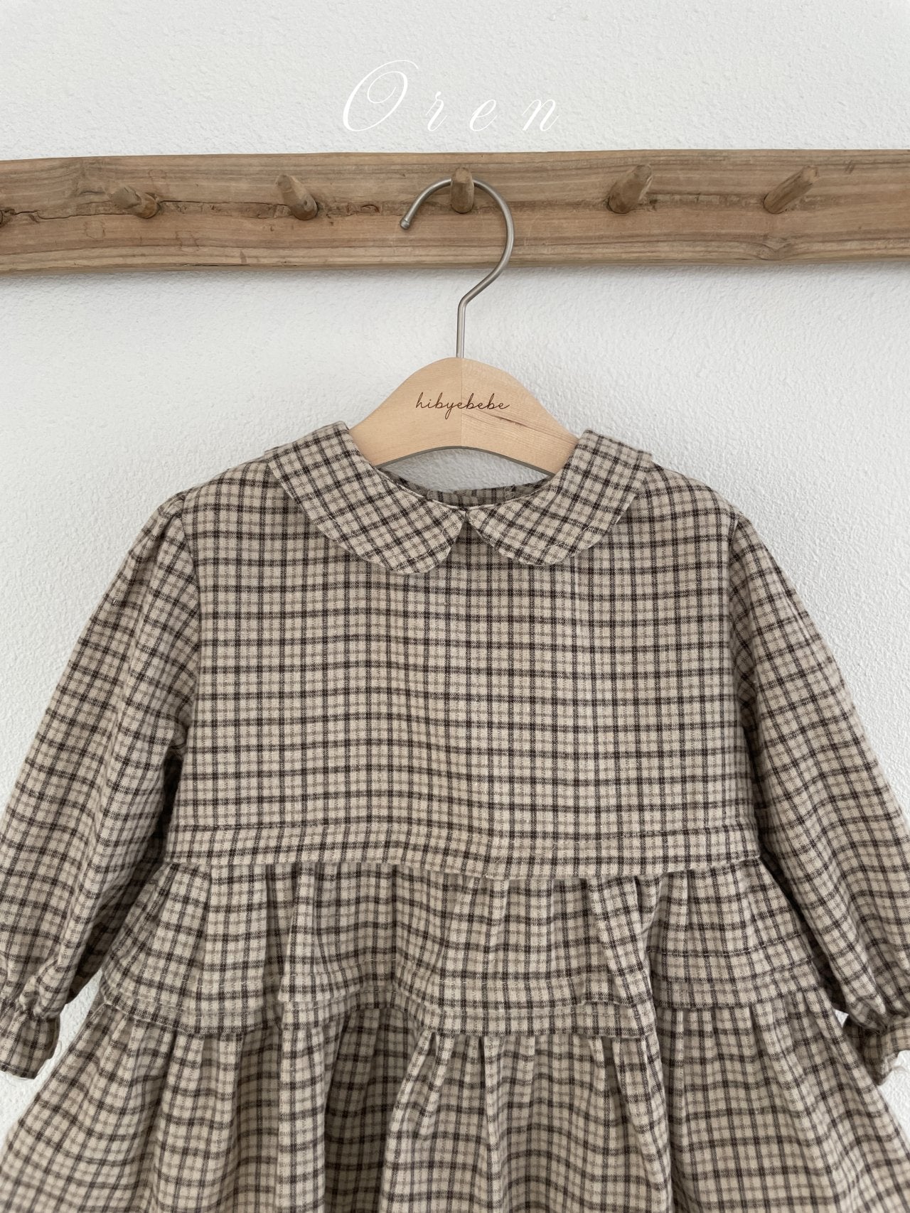 ［OREN］Brioche check one-piece bloomer