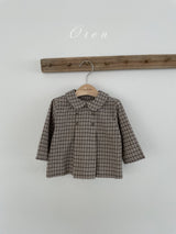 ［OREN］Brioche check shirt