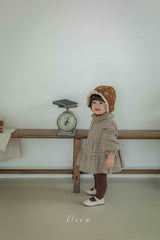 ［OREN］Brioche check one-piece bloomer