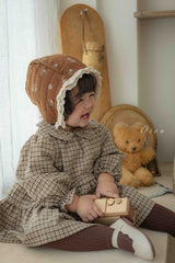 ［OREN］Brioche check one-piece bloomer