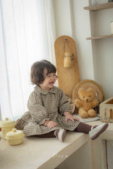 ［OREN］Brioche check one-piece bloomer