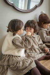 ［OREN］Brioche check one-piece bloomer