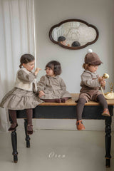 ［OREN］Brioche check one-piece bloomer