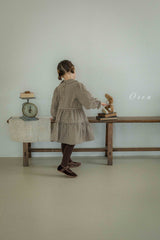 ［OREN］Brioche check one-piece