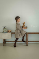 ［OREN］Brioche check one-piece