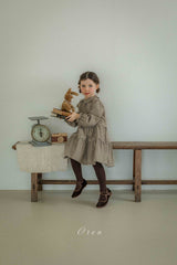 ［OREN］Brioche check one-piece