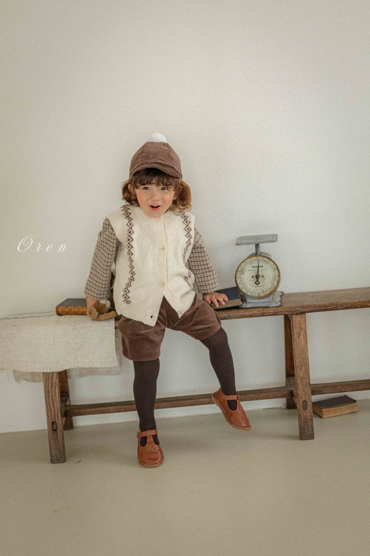 ［OREN］Brioche check shirt