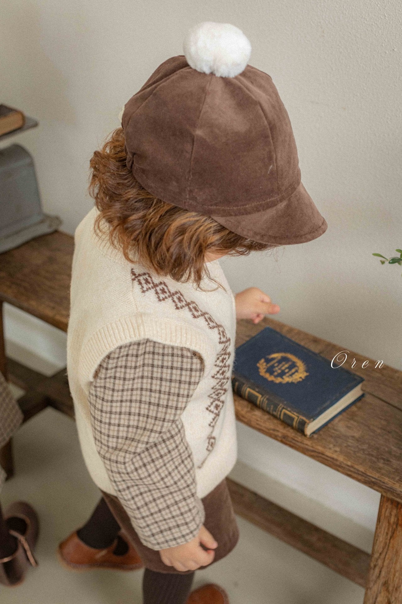 ［OREN］Brioche check shirt