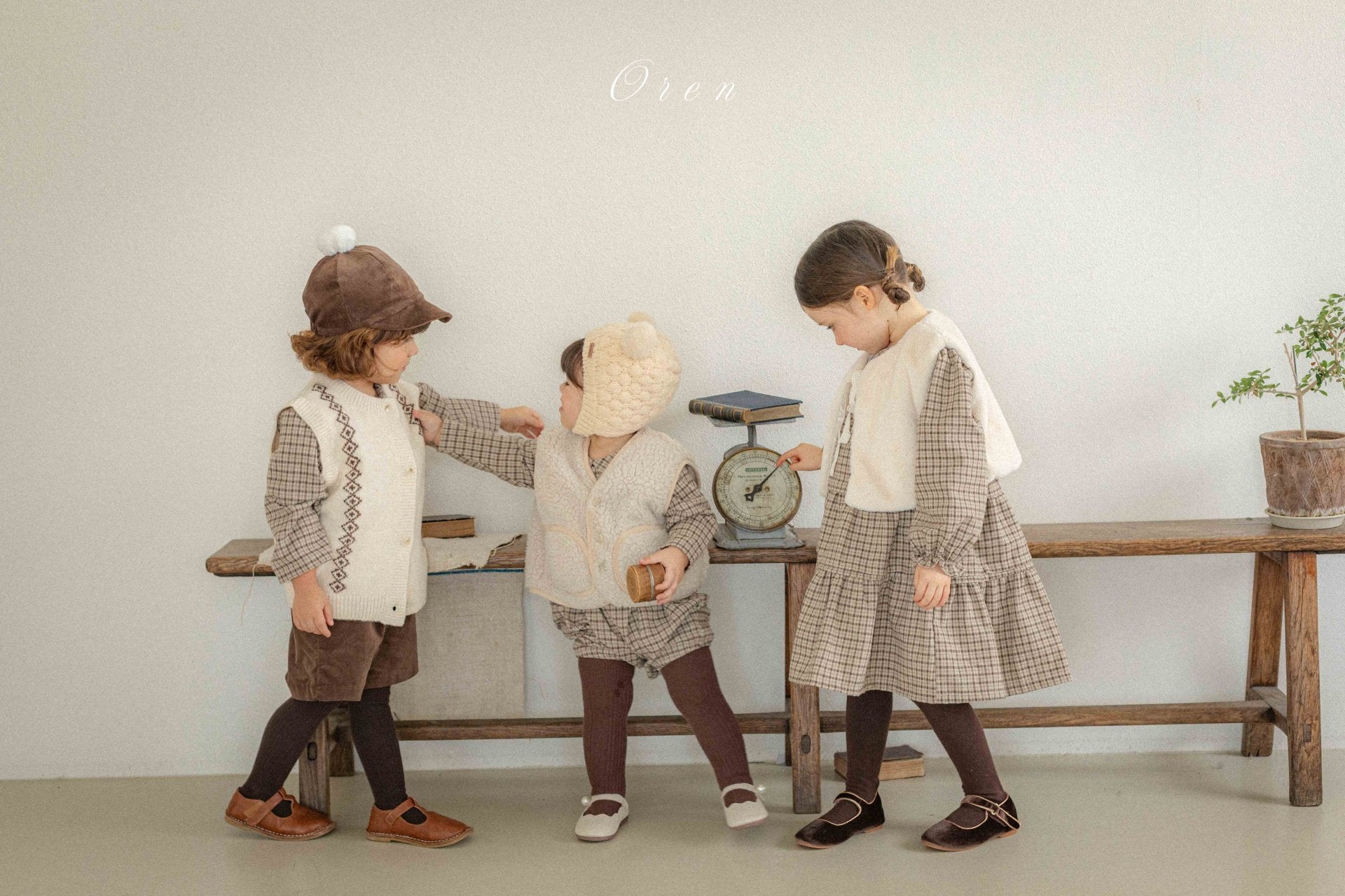 ［OREN］Bonbon knit bonnet