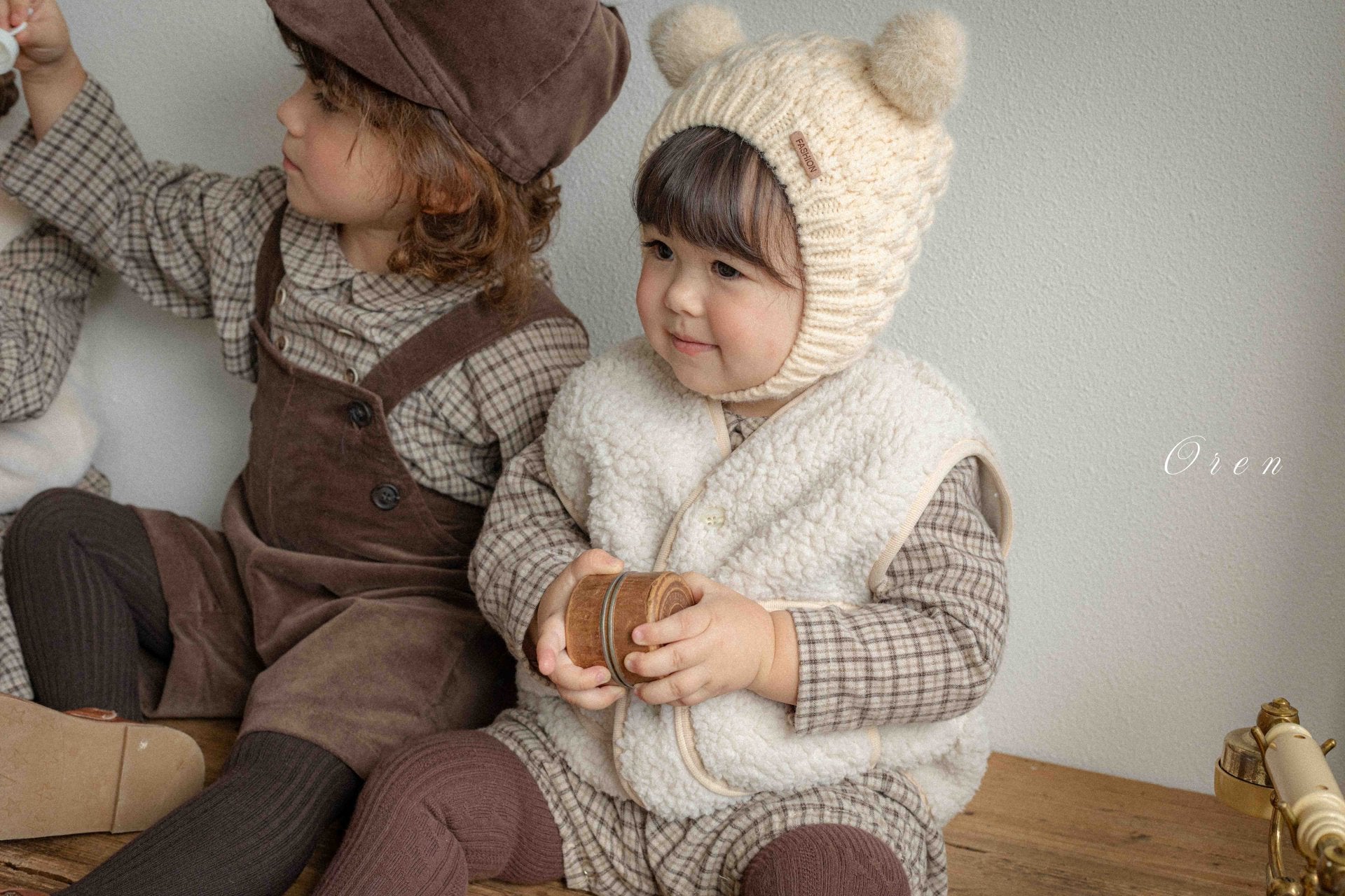 ［OREN］Bonbon knit bonnet