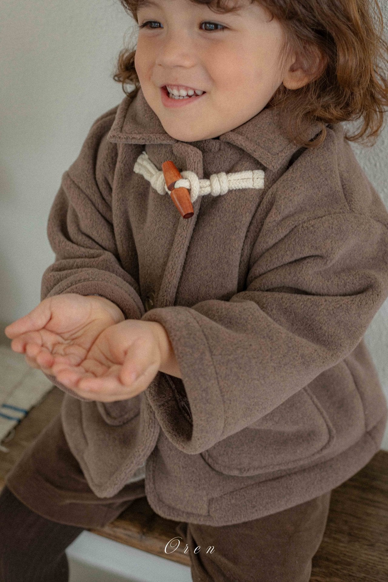 ［OREN］Lion fleece jacket